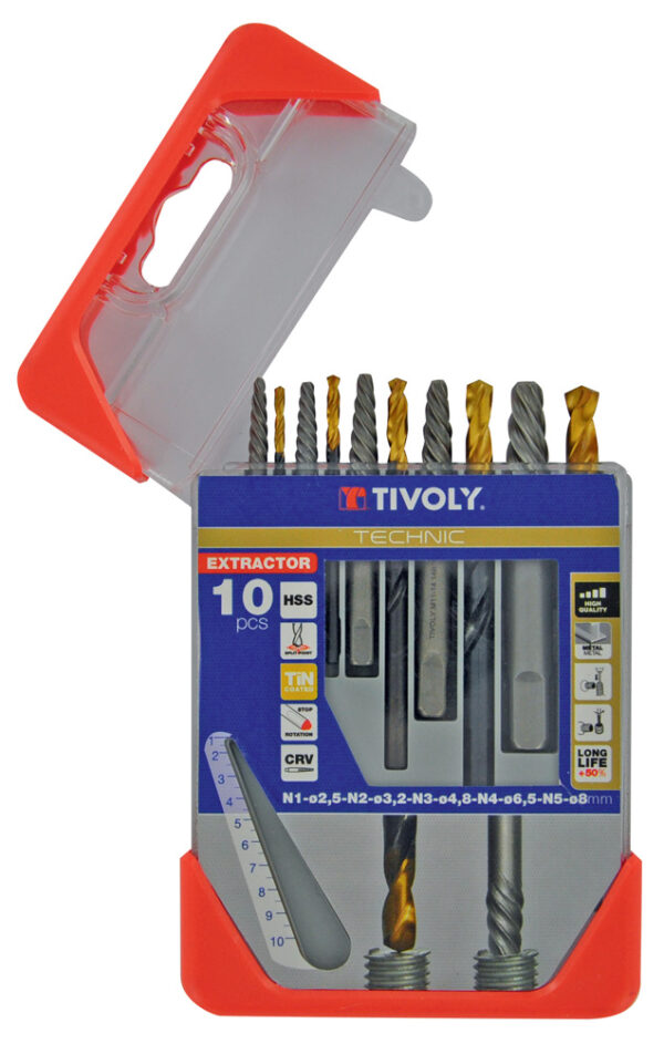 EXTRATOR TORNILLOS 10PZ 119011