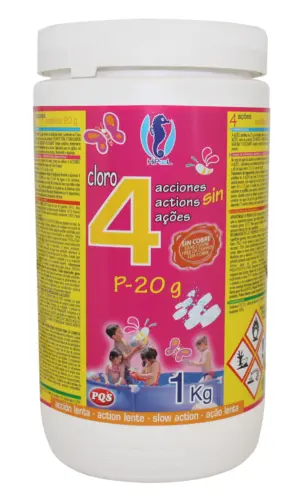 CLORO 4 ACCIONES P20 G 1KG MIN