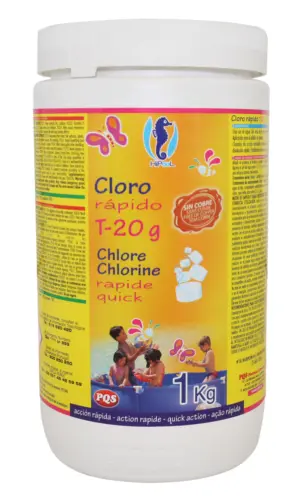 CLORO RAPIDO T20 G MINIPISCINA