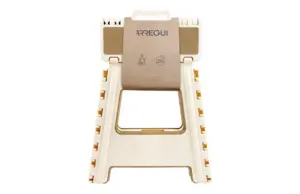 TABURETE PLEGABLE BEIGE 29X22X