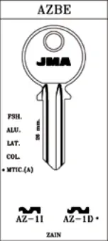 LLAVE ALUMINIO JMA FAC-11D LIL