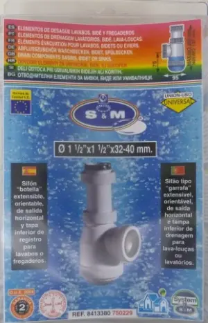 SIFON BOTELLA 1" 1/2