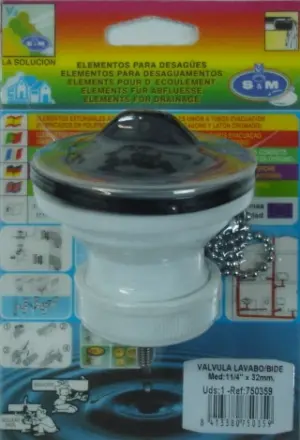 VALVULA LAVABO-BIDET 11/4X32MM