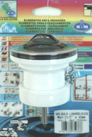 VALVULA LAVABO-BIDET 11/2X40MM