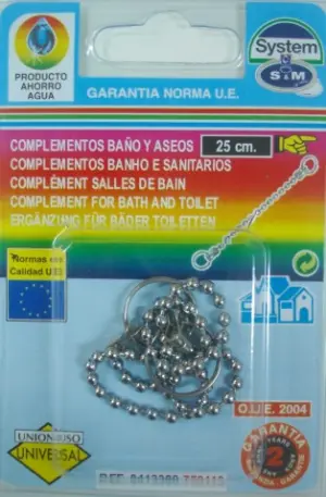 CADENA LAVABO/BIDE/FREGADERO 2