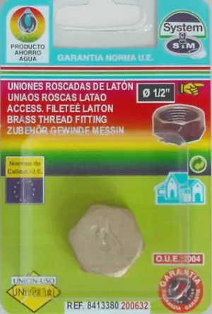 TAPON H 1/2" LAT 200632