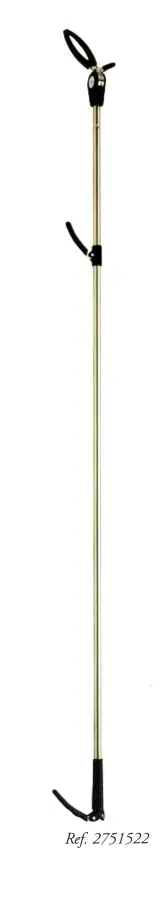 PINZA ESCAPARATE 1,60MT CROMO