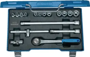 LLAVE VASO HEXAG. 3/8 6-19MM+A