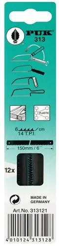 HOJA SIERRA MANO 150MM 14TPI P