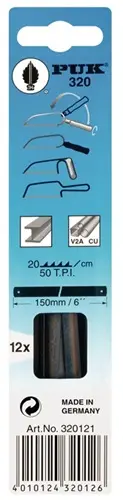 HOJA SIERRA MANO 150MM 50TPI P