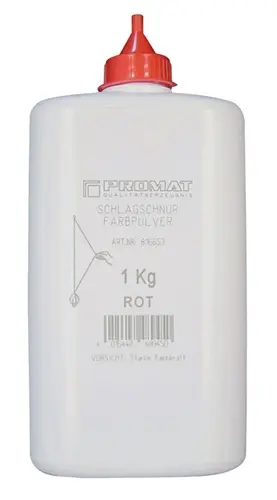 POLVO TRAZADOR PLOMADA ROJO BO