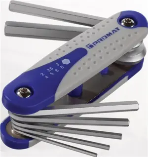 LLAVE ALLEN HEXAG. 2,0- 8MM CR