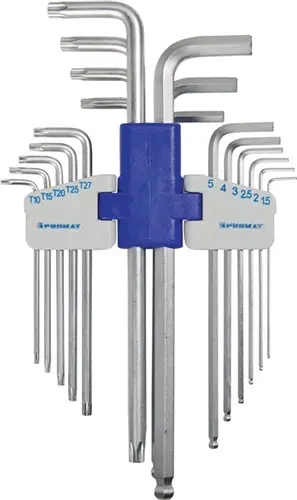 LLAVE ALLEN TORX 9PZ T10-T50+B