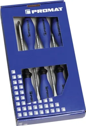 DESTORNILLADORES JGO 6PZ: 2 PH
