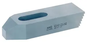 BRIDA ACERO 22X160MM C/DIENTES