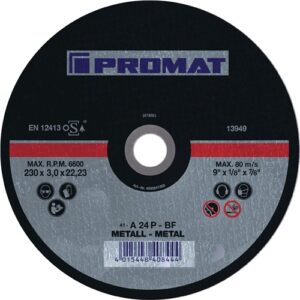 DISCO CORTE METAL Ø230X1,9MM 4