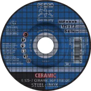 DISCO DESBASTE METAL CONICO Ø1