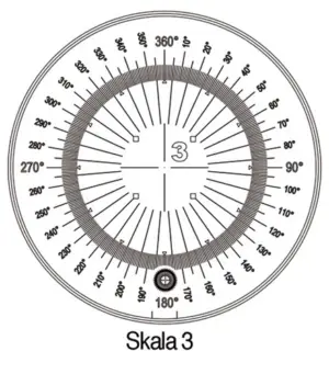 ESCALA MEDICIÓN LUPA PIE TECH-