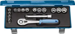 LLAVES VASO 3/8" HEXAG 16P 30