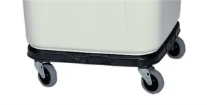 SOPORTE RODANTE PLÁSTICO CUADR