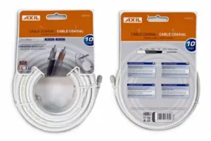 CABLE COAXIAL 10 MT 10 MT BLAN