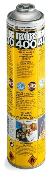 CARTUCHO GAS 400GR MAXIGAS 400