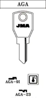LLAVE ACERO JMA AGA-9I
