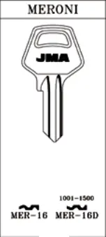 LLAVE ACERO JMA MER-16D