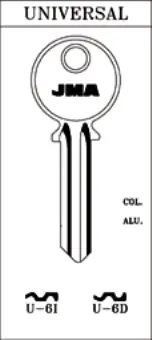 LLAVE ACERO JMA U-6I