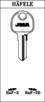 LLAVE ACERO JMA HAF-2D