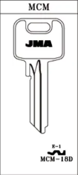 LLAVE ACERO JMA MCM-18D