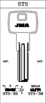 LLAVE ALPACA JMA STS-35
