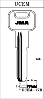 LLAVE LATON JMA UCEM-17D