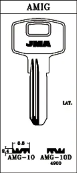 LLAVE LATON JMA AMG-10D