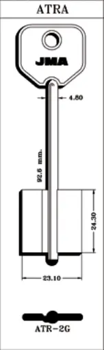 LLAVE LATON JMA ATR-2G