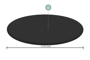 COBERTOR PISCINA DE 244CM 267