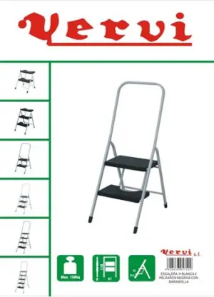 ESCALERA DOM B/ALTA 2 PELDAÑOS