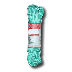 CUERDA TRENZ. 04MM BL/VE 15 MT