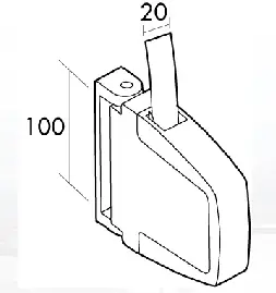 RECOGEDOR PERS SOBREP 22MM GAV