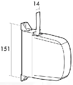 RECOGEDOR PERS SOBREP MINI 14M
