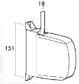 RECOGEDOR PERS SOBREP MINI 18M