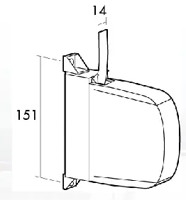 RECOGEDOR PERS SOBREP MINI 14M