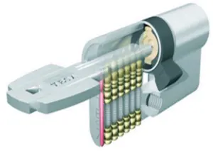 CILINDRO SEG. T60 30X40MM NIQU