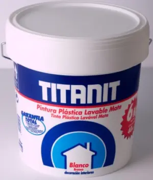 PINTURA PLAST BLANCO TITANIT 0