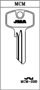 LLAVE ACERO JMA MCM-29D