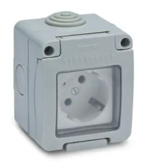 BASE ENCHUFE SCHUKO TT EST 10A