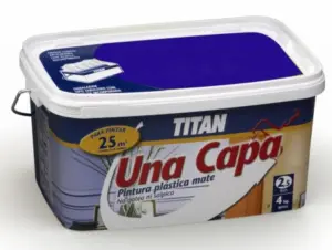 PINTURA PLASTICA UNA CAPA MATE