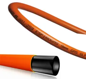 Tubo para gas butano