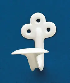 COLGADOR ROPA N.2 ACE. BLANCO