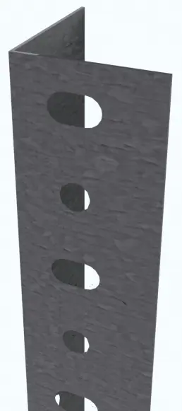 ANGULO RANURADO P40 2,0 MT